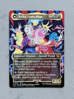 Kefka, Court Mage #322 Borderless - MTG Final Fantasy (FIN) Mythic Regular - NM - Image 3