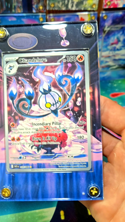 Pokemon Chandelure 103/086 IR White Flare Extended Art Case - Image 2