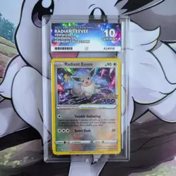 2022 Pokemon Radiant Eevee Black Star Promo SWSH230 Pokemon Go - ACE 10 GEM MINT - Image 1