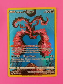 Pokemon Crown Zenith Galarian Moltres SWSH 284 Black Star Promo - Image 1