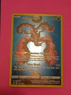 Pokemon Crown Zenith Galarian Moltres SWSH 284 Black Star Promo - Image 2