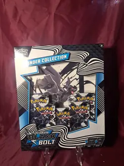 Pokemon Black Bolt Binder Collection New Factory Sealed - Image 1