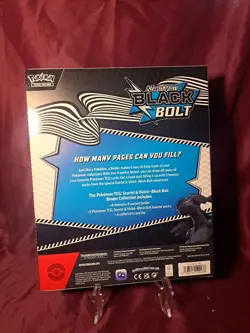 Pokemon Black Bolt Binder Collection New Factory Sealed - Image 4