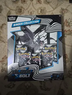 Pokemon Black Bolt Binder Collection New Factory Sealed - Image 2