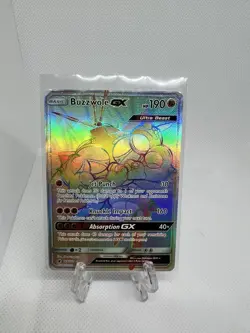 2017 Pokemon Crimson Invasion Buzzwole GX (Secret) 115/111 NM/LP - Image 1