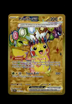 2023 Pokemon Scarlet & Violet Surging Sparks Pikachu Hyper Rare #247/091 (#22) - Image 1