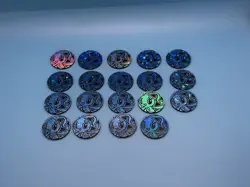 Pokemon Small Plastic 81 Coin Lot- Official TCG Game Markers Never Been Used - Image 2