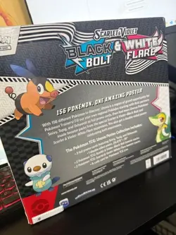 Pokemon Bundle: Black Bolt White Flare Poster Collection + Unova Tin (SEALED) - Image 3
