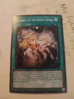 Yugioh! Susurrus of the Sinful Spoils - INFO-EN060 - Super Rare - 1st Edition Ne - Image 1
