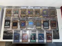 Yugioh Oldschool Secret/Ultimate/Ghost Rare PSA PGS 8-9 Sammlung Set - Image 1