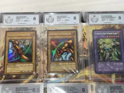 Yugioh Oldschool Secret/Ultimate/Ghost Rare PSA PGS 8-9 Sammlung Set - Image 4