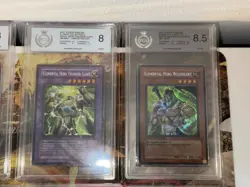 Yugioh Oldschool Secret/Ultimate/Ghost Rare PSA PGS 8-9 Sammlung Set - Image 5