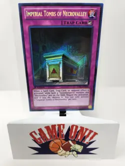 YuGiOh Imperial Tombs of Necrovalley LVAL-EN076 1st Edition Secret Rare LP - Image 1