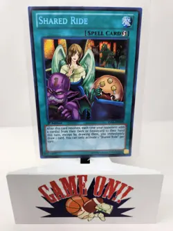 YuGiOh Shared Ride LVAL-EN070 1st Edition Secret Rare LP - Image 1