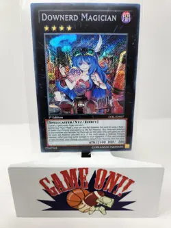 YuGiOh Downerd Magician LVAL-EN057 1st Edition Super Rare LP - Image 1