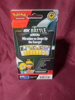 Pokemon Miraidon EX Battle Deck New/ Factory Sealed - Image 3