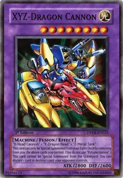 XYZ-Dragon Cannon - DPKB-EN025 - Super Rare - 1st Edition NM YuGiOh! Duelist Pa - Image 1