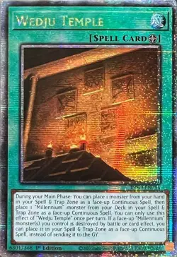 Wedju Temple - INFO-EN054 - Quarter Century Secret Rare - 1st Edition NM YuGiOh! - Image 1