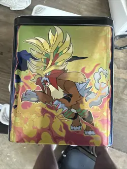 2025 Pokemon Stacking Tin Factory Sealed Tin Ogerpon and Masks - 3 Booster Packs - Image 1