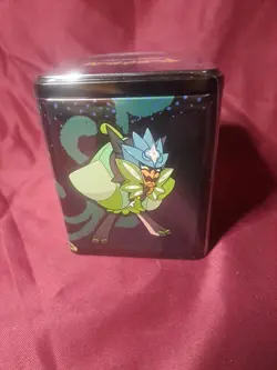 2025 Pokemon Stacking Tin Factory Sealed Tin Ogerpon and Masks - 3 Booster Packs - Image 1