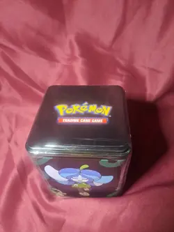 2025 Pokemon Stacking Tin Factory Sealed Tin Ogerpon and Masks - 3 Booster Packs - Image 5