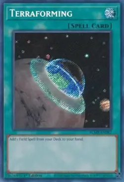 Terraforming - BLMR-EN087 - Secret Rare - 1st Edition NM YuGiOh! Battles of Leg - Image 1