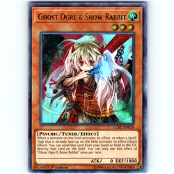 Yugioh Ghost Ogre & Snow Rabbit LCKC-EN078 1st Edition Ultra Rare Holo - LP 💎 - Image 1