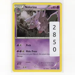Pokemon TCG Nidorino 44/114 XY Steam Siege Regular Uncommon Card EN-LP 2016 - Image 3