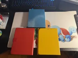 RARE Vintage Red Pokemon Gotta Catch 'Em All Binder Card Album Pikachu Lot of 3 - Image 3