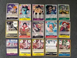 One Piece Card Game 40 Card Lot Secret Rare Holo’s Don Cards - Image 3