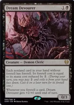 090/285 DREAM DEVOURER RARE KALDHEIM MTG CARD - Image 1