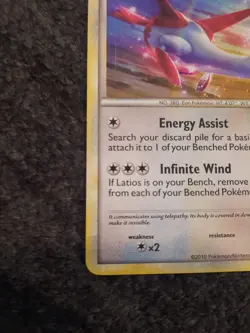 Latias HGSS10 Black Star Promo Holo Rare Pokemon Card - Image 2