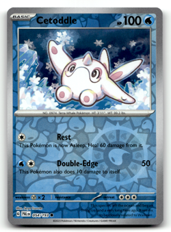 Pokemon TCG - Cetoddle 054/193 - Reverse Foil - Scarlet & Violet Paldea Evolved - Image 1