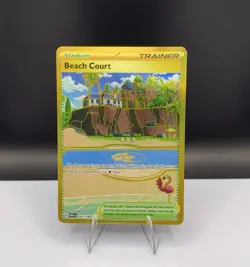 Beach Court 263/182 SV04: Paradox Rift Holo Hyper Rare Nm MINT Pokemon Card - Image 2