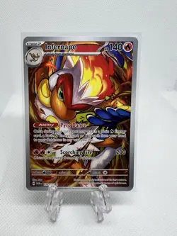 2024 Pokemon TCG Twilight Masquerade Infernape Card IR 173/167 NM - Image 1
