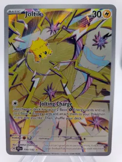 Joltik 150/142 Stellar Crown IR Holo Pokemon Card NM Condition - Image 1