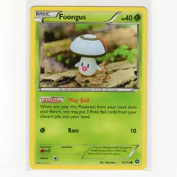 Pokemon TCG Foongus 12/114 XY Steam Siege Regular Common Card EN-LP 2016 - Image 1