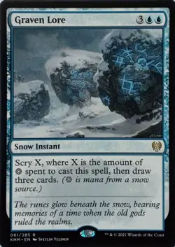 061/285 GRAVEN LORE RARE KALDHEIM MTG CARD - Image 1