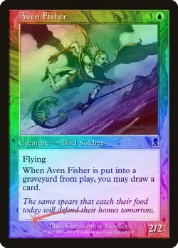 Aven Fisher FOIL Odyssey NM Blue Common MAGIC THE GATHERING MTG CARD ABUGames - Image 1