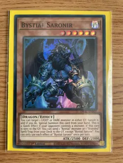 Yu-gi-oh Bystial Saronir DABL-EN007 NM 1st Edition Secret Rare Card - Image 1