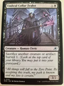 Umbral Collar Zealot #0123 Edge of Eternities MTG Magic NM X 2 Copies - Image 1