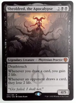 MTG Magic the Gathering Sheoldred, the Apocalypse (107/552) Dominaria United NM - Image 1