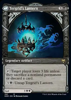 SHOWCASE Tergrid, God of Fright / Lantern ~ Kaldheim [ NearMint ] [ Magic MTG ] - Image 2