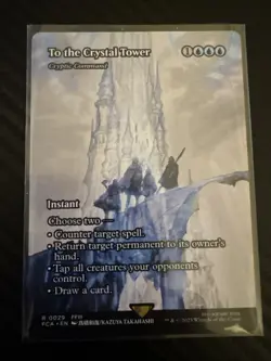 To the Crystal Tower - Cryptic Command (Showcase) Final Fantasy: TTA MTG Regular - Image 1