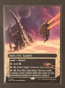 Endless Sands Borderless 15 Edge of Eternities: SS EOS MTG Magic Rare - Image 1