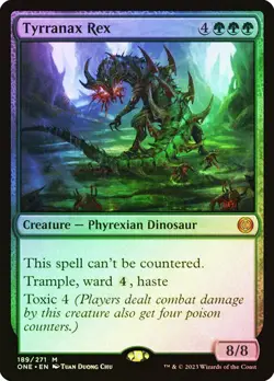 FOIL Tyrranax Rex ~ Phyrexia: All Will Be One [ NearMint ] [ Magic MTG ] - Image 1