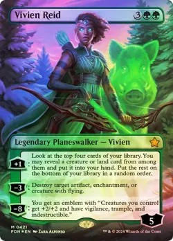 FOIL MANA Vivien Reid ~ Foundations [ NearMint ] [ Magic MTG ] - Image 1