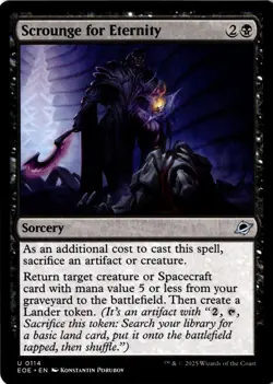 Scrounge for Eternity Non-Foil Edge of Eternities 114 NM MTG - Image 1