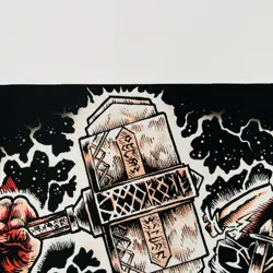 Official Ultra Pro Toralf God of Fury Playmat Kaldheim New With Box MTG TCG CCG - Image 3