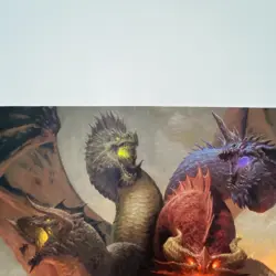 Official Ultra Pro Tiamat Playmat D&D MTG Magic Forbidden Realms Rare With Box - Image 3